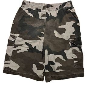 Canyon River Blues Boys Large 14/16 Camouflage Stretchy Waistband Cargo Shorts